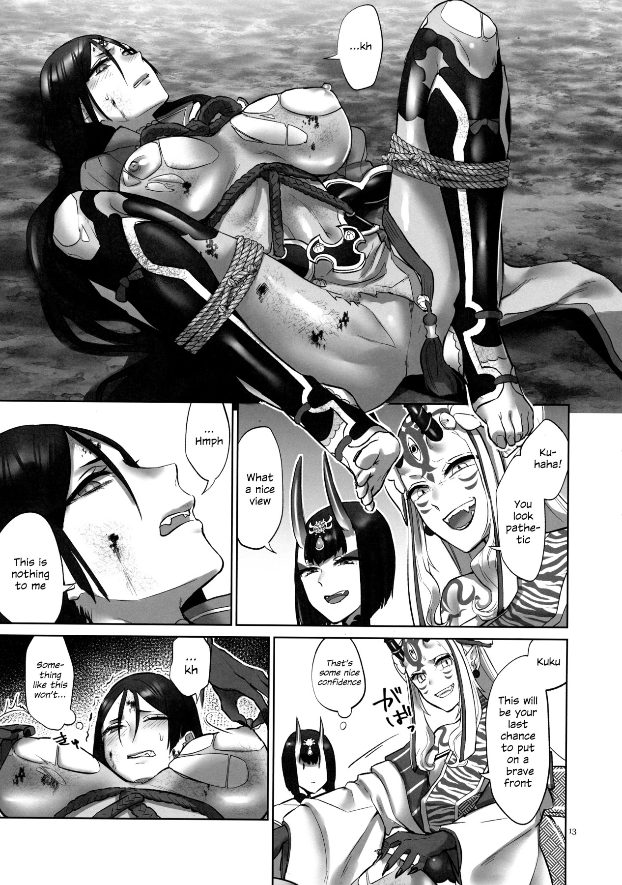 Hentai Manga Comic-Fighting Oni On Their Island-Read-11